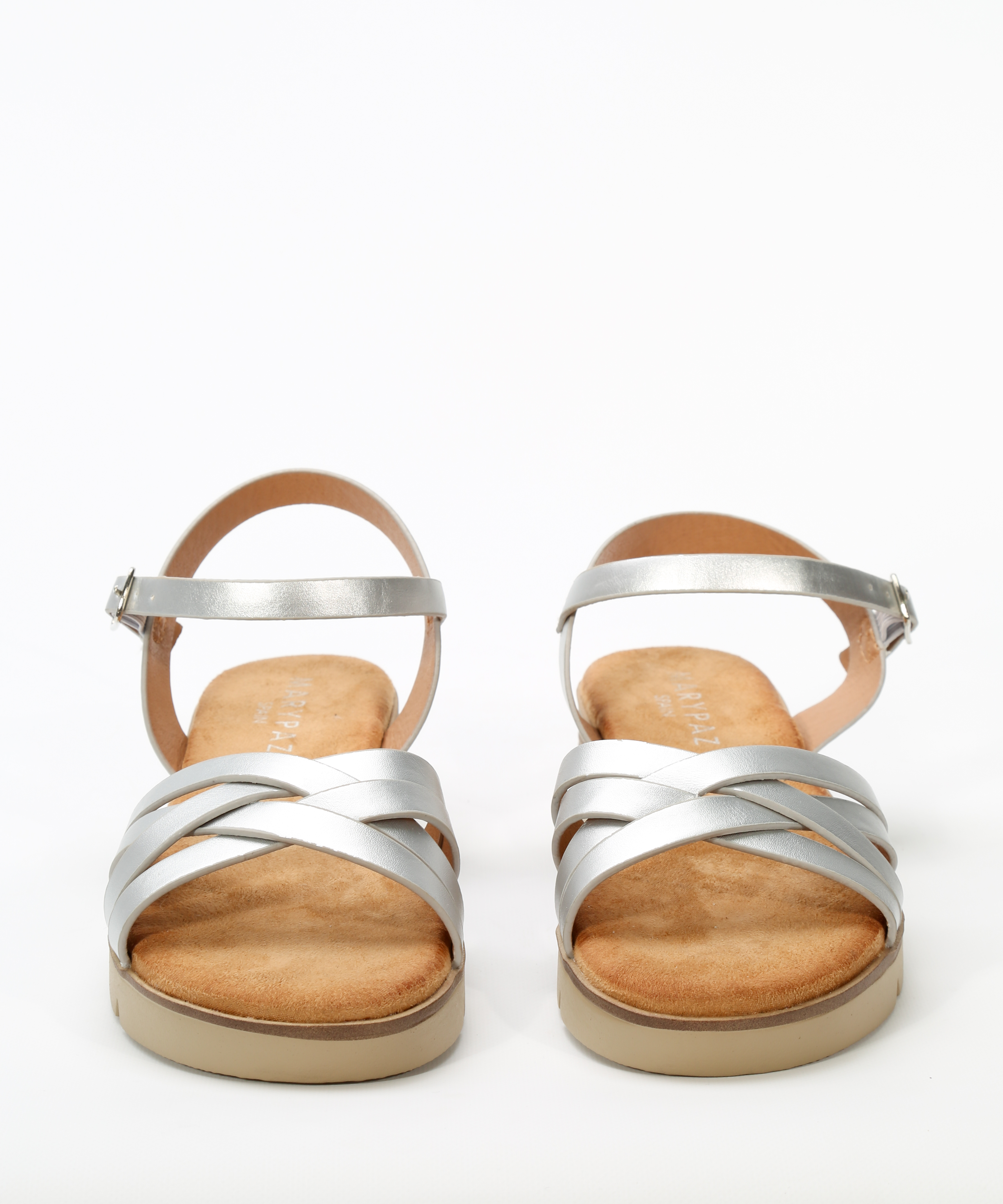 Sandalias planas tiras entrelazadas  image number null
